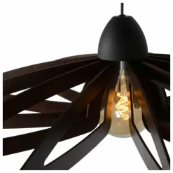 Luminaires Lucide Suspensions|Suspension Lucide ZIDANE Noir, 1 lumière