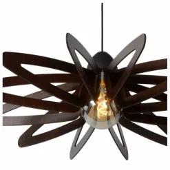 Luminaires Lucide Suspensions|Suspension Lucide ZIDANE Noir, 1 lumière