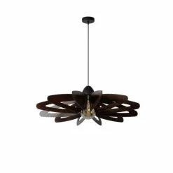 Luminaires Lucide Suspensions|Suspension Lucide ZIDANE Noir, 1 lumière