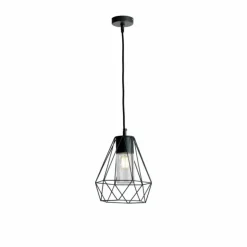 Luminaires Lutec Suspensions|Suspension Lutec Mandala Anthracite, 1 lumière