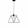 Luminaires Lutec Suspensions|Suspension Lutec SANTANA Noir, 1 lumière
