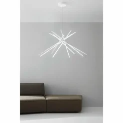 Luminaires Lutec Éclairage Led|Suspension Lutec SHANGHAI LED Blanc, 8 lumières