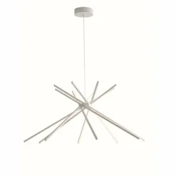 Luminaires Lutec Éclairage Led|Suspension Lutec SHANGHAI LED Blanc, 8 lumières