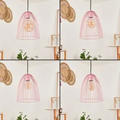 hofstein Suspensions|Suspension Malette Rose, 1 lumière