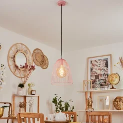hofstein Suspensions|Suspension Malette Rose, 1 lumière