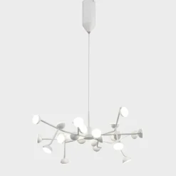 Luminaires Mantra Éclairage Led|Suspension Mantra ADN LED Blanc, 1 lumière