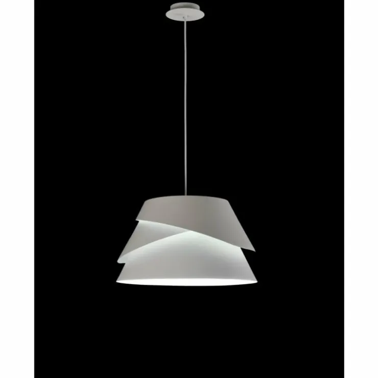 Luminaires Mantra Suspensions|Suspension Mantra ALBORAN Blanc, 1 lumière