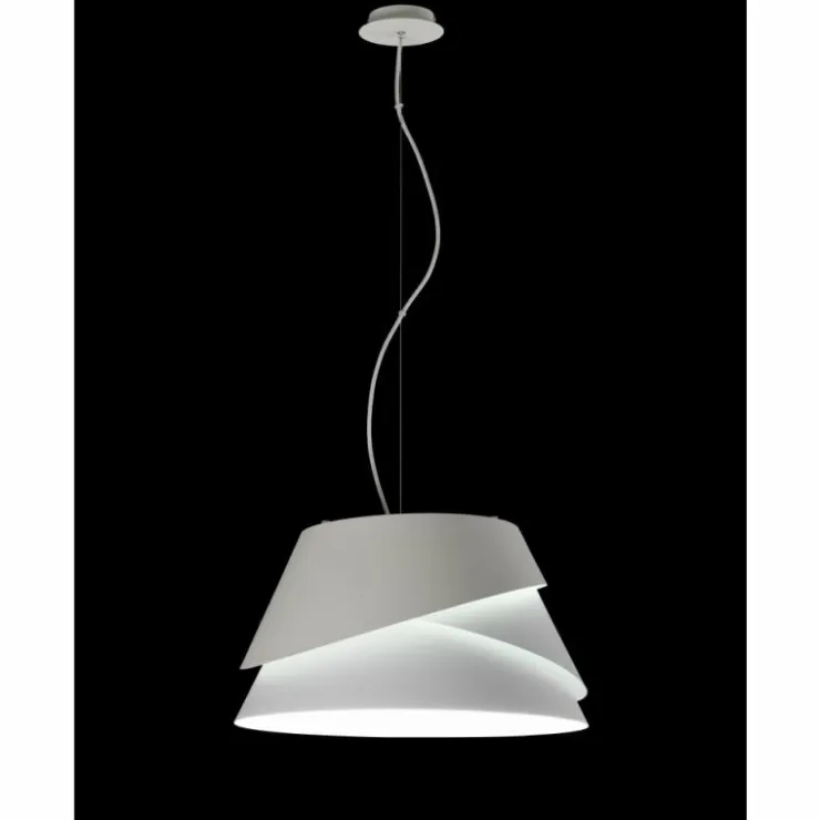 Luminaires Mantra Suspensions|Suspension Mantra ALBORAN Blanc, 3 lumières