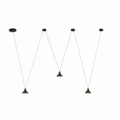 Luminaires Mantra Éclairage Led|Suspension Mantra ANTARES LED Noir, 1 lumière
