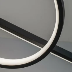 Luminaires Mantra Suspensions|Suspension Mantra KITESURF LED Noir, 1 lumière