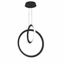 Luminaires Mantra Suspensions|Suspension Mantra KITESURF LED Noir, 1 lumière