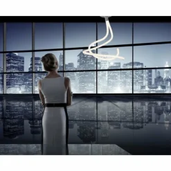 Luminaires Mantra Éclairage Led|Suspension Mantra NUR LINE LED Chrome, Blanc, 1 lumière