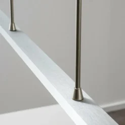 hofstein Éclairage Led|Suspension Masterlight LED Aluminium, Nickel mat, 1 lumière