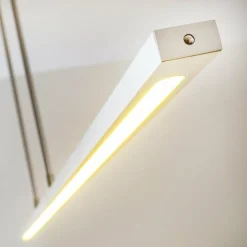 hofstein Éclairage Led|Suspension Masterlight LED Aluminium, Nickel mat, 1 lumière