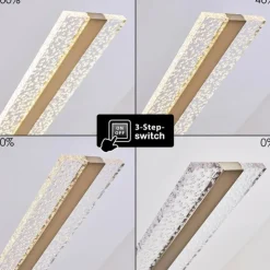 hofstein Suspensions|Suspension Nibe LED Nickel mat, 1 lumière