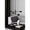 Luminaires Nordlux Éclairage Led|Suspension Nordlux CLYDE LED Noir, 4 lumières