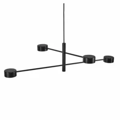 Luminaires Nordlux Éclairage Led|Suspension Nordlux CLYDE LED Noir, 4 lumières