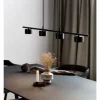 Luminaires Nordlux Éclairage Led|Suspension Nordlux CLYDE LED Noir, 4 lumières