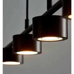Luminaires Nordlux Éclairage Led|Suspension Nordlux CLYDE LED Noir, 4 lumières