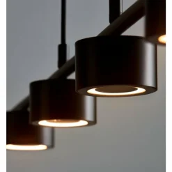Luminaires Nordlux Éclairage Led|Suspension Nordlux CLYDE LED Noir, 4 lumières