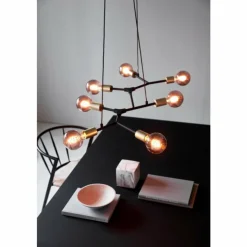 Luminaires Nordlux Suspensions|Suspension Nordlux JOSEFINE Noir, 7 lumières