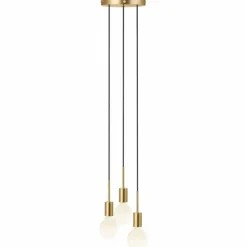 Luminaires Nordlux Suspensions|Suspension Nordlux PACO Laiton, 3 lumières