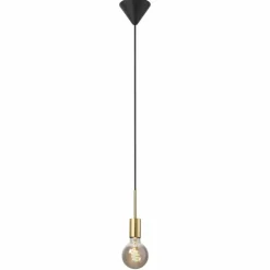 Luminaires Nordlux Suspensions|Suspension Nordlux PACO Laiton, 1 lumière