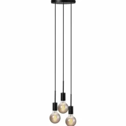Luminaires Nordlux Suspensions|Suspension Nordlux PACO Noir, 3 lumières