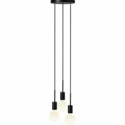 Luminaires Nordlux Suspensions|Suspension Nordlux PACO Noir, 3 lumières