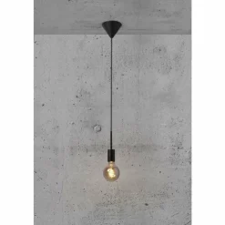 Luminaires Nordlux Suspensions|Suspension Nordlux PACO Noir, 1 lumière