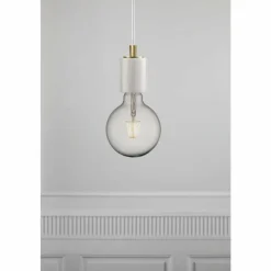 Luminaires Nordlux Suspensions|Suspension Nordlux SIV Laiton, Blanc, 1 lumière