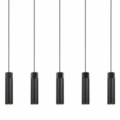 Luminaires Nordlux Suspensions|Suspension Nordlux TILO Noir, 5 lumières