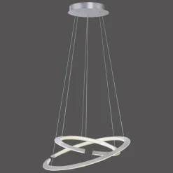 Luminaires Paul Neuhaus Éclairage Led|Suspension Paul Neuhaus ALESSA LED Argenté, 2 lumières, Télécommandes