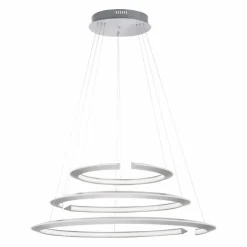 Luminaires Paul Neuhaus Suspensions|Suspension Paul Neuhaus ALESSA LED Argenté, 3 lumières, Télécommandes