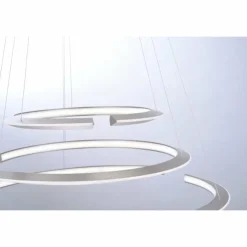 Luminaires Paul Neuhaus Suspensions|Suspension Paul Neuhaus ALESSA LED Argenté, 3 lumières, Télécommandes