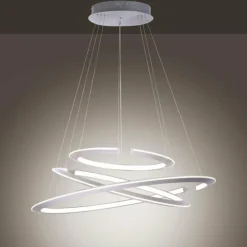 Luminaires Paul Neuhaus Suspensions|Suspension Paul Neuhaus ALESSA LED Argenté, 3 lumières, Télécommandes