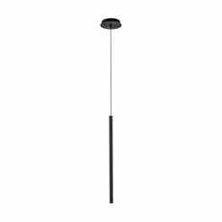 Luminaires Paul Neuhaus Éclairage Led|Suspension Paul Neuhaus FLUTE LED Noir, 1 lumière