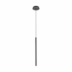 Luminaires Paul Neuhaus Éclairage Led|Suspension Paul Neuhaus FLUTE LED Noir, 1 lumière