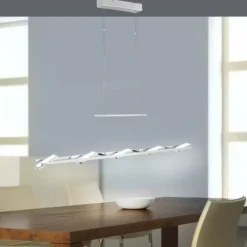 Luminaires Paul Neuhaus Éclairage Led|Suspension Paul Neuhaus ILONA LED Chrome, 5 lumières