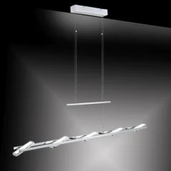 Luminaires Paul Neuhaus Éclairage Led|Suspension Paul Neuhaus ILONA LED Chrome, 5 lumières
