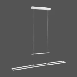 Luminaires Paul Neuhaus Suspensions|Suspension Paul Neuhaus INIGO LED Acier inoxydable, 2 lumières