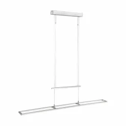 Luminaires Paul Neuhaus Suspensions|Suspension Paul Neuhaus INIGO LED Acier inoxydable, 2 lumières