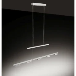 Luminaires Paul Neuhaus Éclairage Led|Suspension Paul Neuhaus INIGO LED Acier inoxydable, 5 lumières