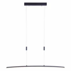Luminaires Paul Neuhaus Éclairage Led|Suspension Paul Neuhaus JANINA LED Anthracite, 1 lumière