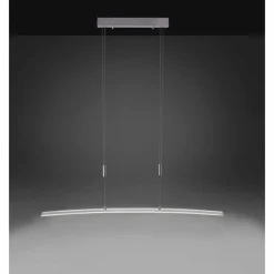 Luminaires Paul Neuhaus Suspensions|Suspension Paul Neuhaus JANINA LED Acier inoxydable, 1 lumière