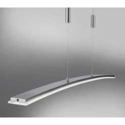 Luminaires Paul Neuhaus Suspensions|Suspension Paul Neuhaus JANINA LED Acier inoxydable, 1 lumière