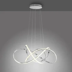 Luminaires Paul Neuhaus Éclairage Led|Suspension Paul Neuhaus KIRIBI LED Chrome, 1 lumière