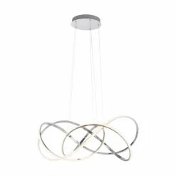 Luminaires Paul Neuhaus Éclairage Led|Suspension Paul Neuhaus KIRIBI LED Chrome, 1 lumière