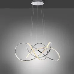 Luminaires Paul Neuhaus Éclairage Led|Suspension Paul Neuhaus KIRIBI LED Chrome, 1 lumière