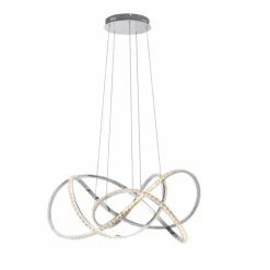 Luminaires Paul Neuhaus Éclairage Led|Suspension Paul Neuhaus KIRIBI LED Chrome, 1 lumière